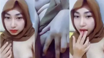 ABG Jilbab Pap Memek Buat Ayang Video by BebasIndo