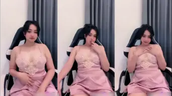 Dhea Cantik Sexy Lingerie Pink Live Video by PornTrex