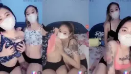 Duo Gadis Saling Jilat Susu Video by KingBokep