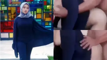 Ngentot Jilbab Baju Hitam Doggystyle Video by simontok
