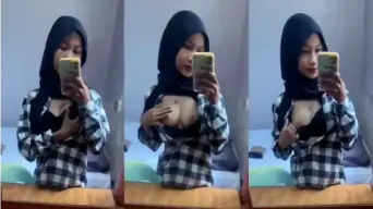 Daun Masih Muda Hijab Pap Tetek Tersebar Video by IXXX