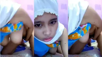 ABG Hijab Colmek Nungging Pengen Didoggy Video by SangeLink
