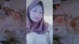 Masih Daun Masih Muda Cantik Hijab Remas Toket Video by SangeLink