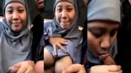 Hijab Selingkuh Binor Jilboobs Sepong Kontol Video by PornOne