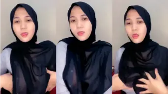 Tante Jilbab Hitam Busana Transparan Video by simontok