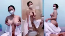 Molly Toket Bulat Lepas Handuk Mango Live Video by Indo18