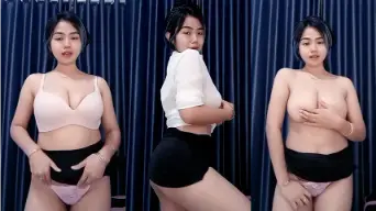 Goyang Erotis Miyoubee Setengah Bugil DreamLive Video by TubeV